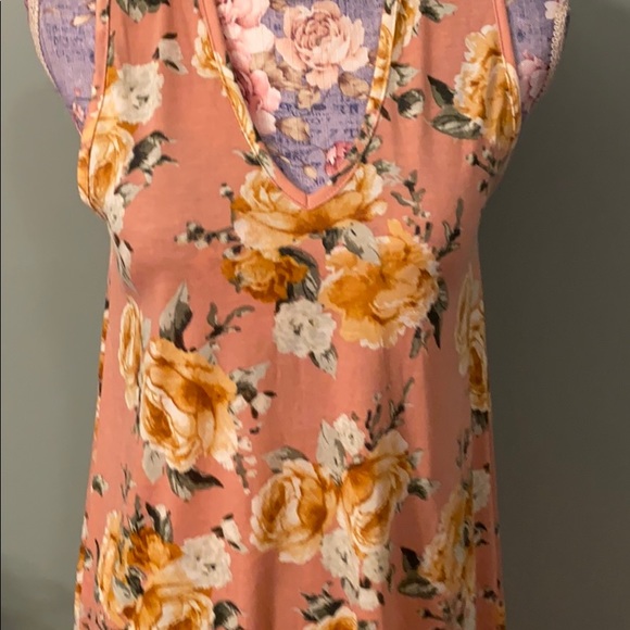 Nwt Francescas Alya XS S pink floral swing dress - Picture 4 of 6